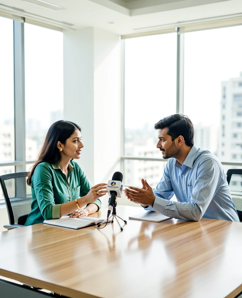 Professional market research interview